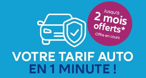 Votre tarif auto en 1 minute