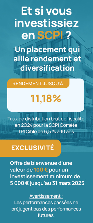 Et si vos investissiez en SCPI - 100 euros offerts