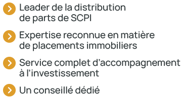 leader de la distribution de parts SCPI